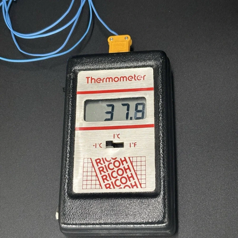 Vintage‎ Ricoh Digital Thermometer Model 1003 Made in England - Working